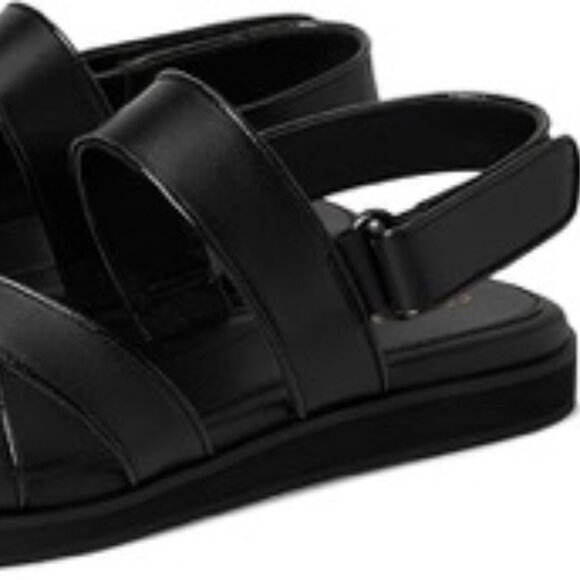 BNWB WOMEN'S COLE HAAN MIRABELLE CRISS CROSS SANDALS BLACK LEATHER US SIZE 6.5 - Picture 16 of 16